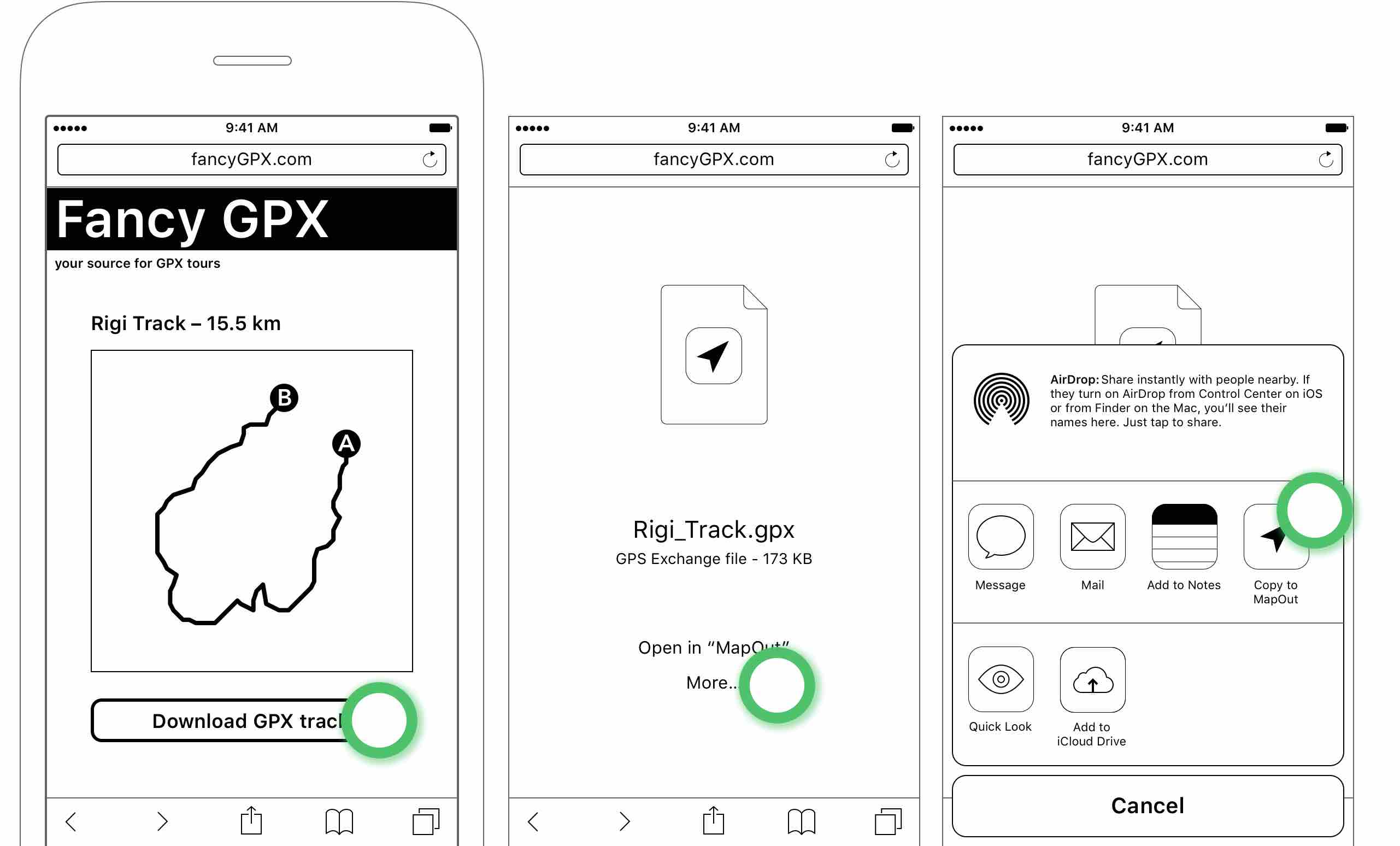 Figure 3.5: Importing from Safari